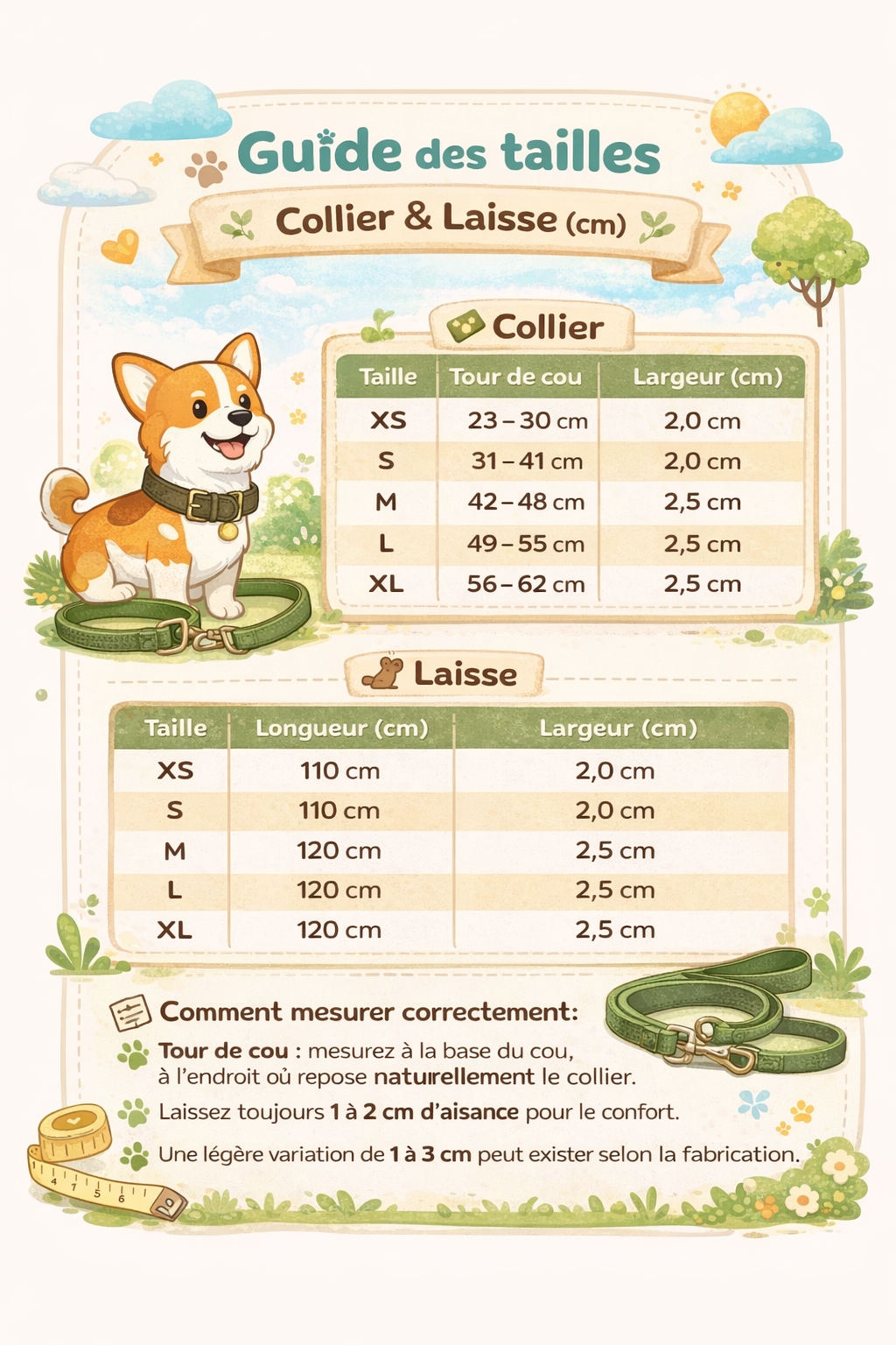 Collier Personnalisable pour Chien avec Gravure