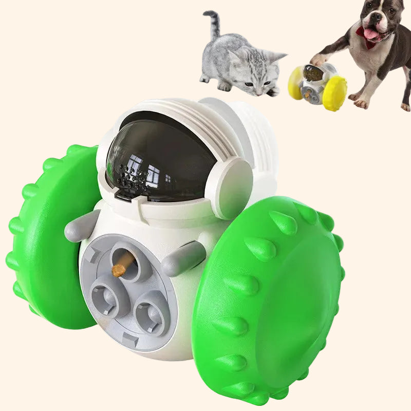 Interactieve robot snoepdispenser voor honden en katten - Anti-gulzigheidspuzzelspeelgoed