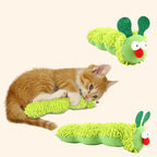 Kauwspeeltje voor katten met kattenkruid en zilverwijnstok.