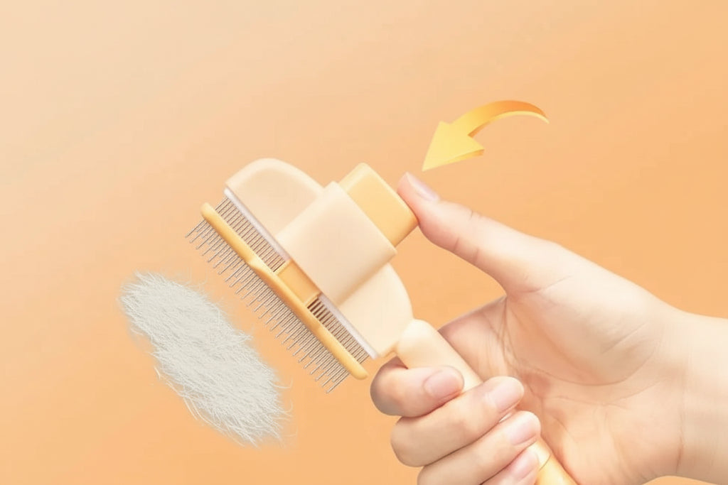 Zelfreinigende kattenkam - PUSH