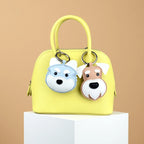 Porte-Clés Chien et Chat en Cuir