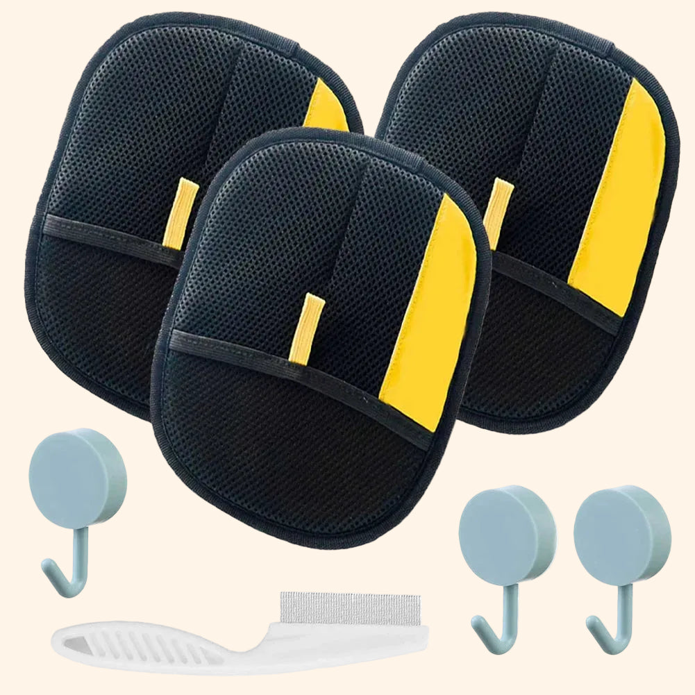 Elektrostatische handschoen voor het verwijderen van dierenharen bij honden en katten - ECLEAN