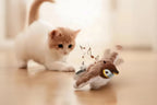 Oiseau Interactif pour Chat - Jouet Rechargeable avec Sons et Mouvements