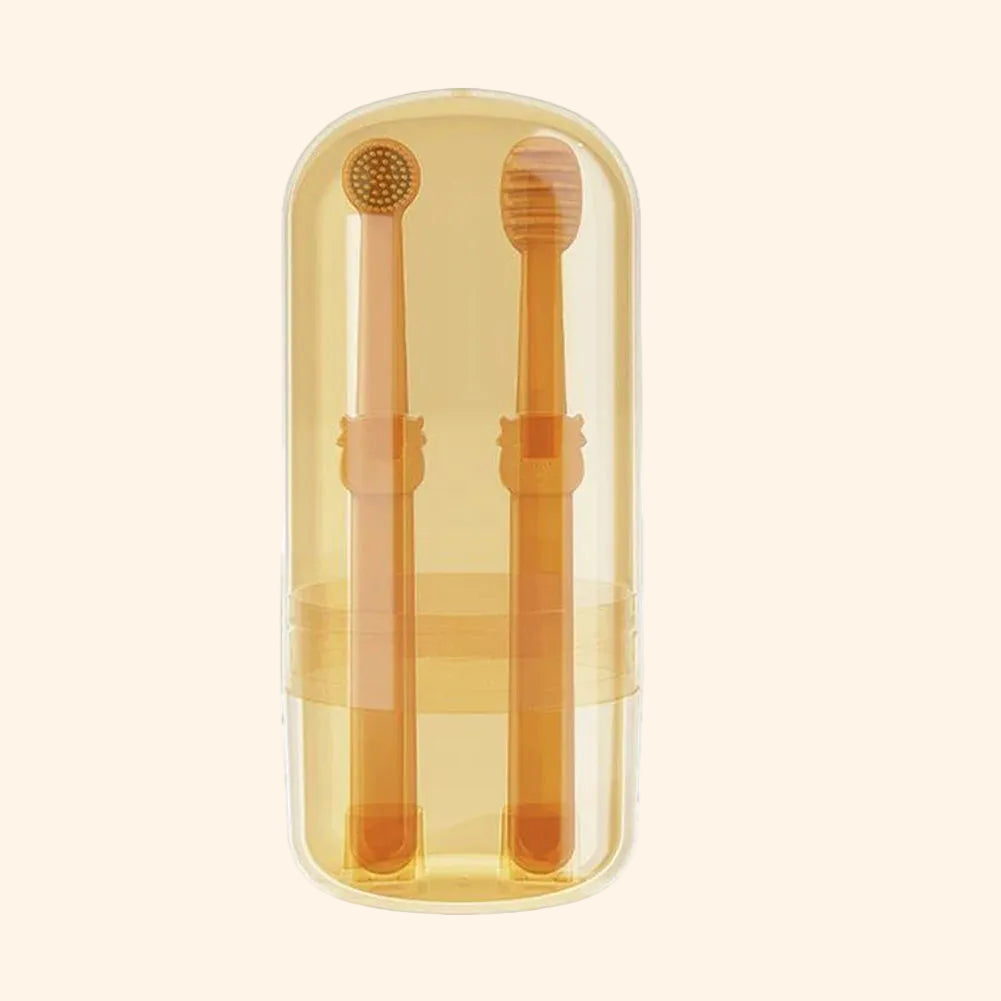 Kit Brosse à Dents pour Chat et Chien - Silicone Souple 360° avec Dentifrice