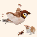 Oiseau Interactif pour Chat - Jouet Rechargeable avec Sons et Mouvements