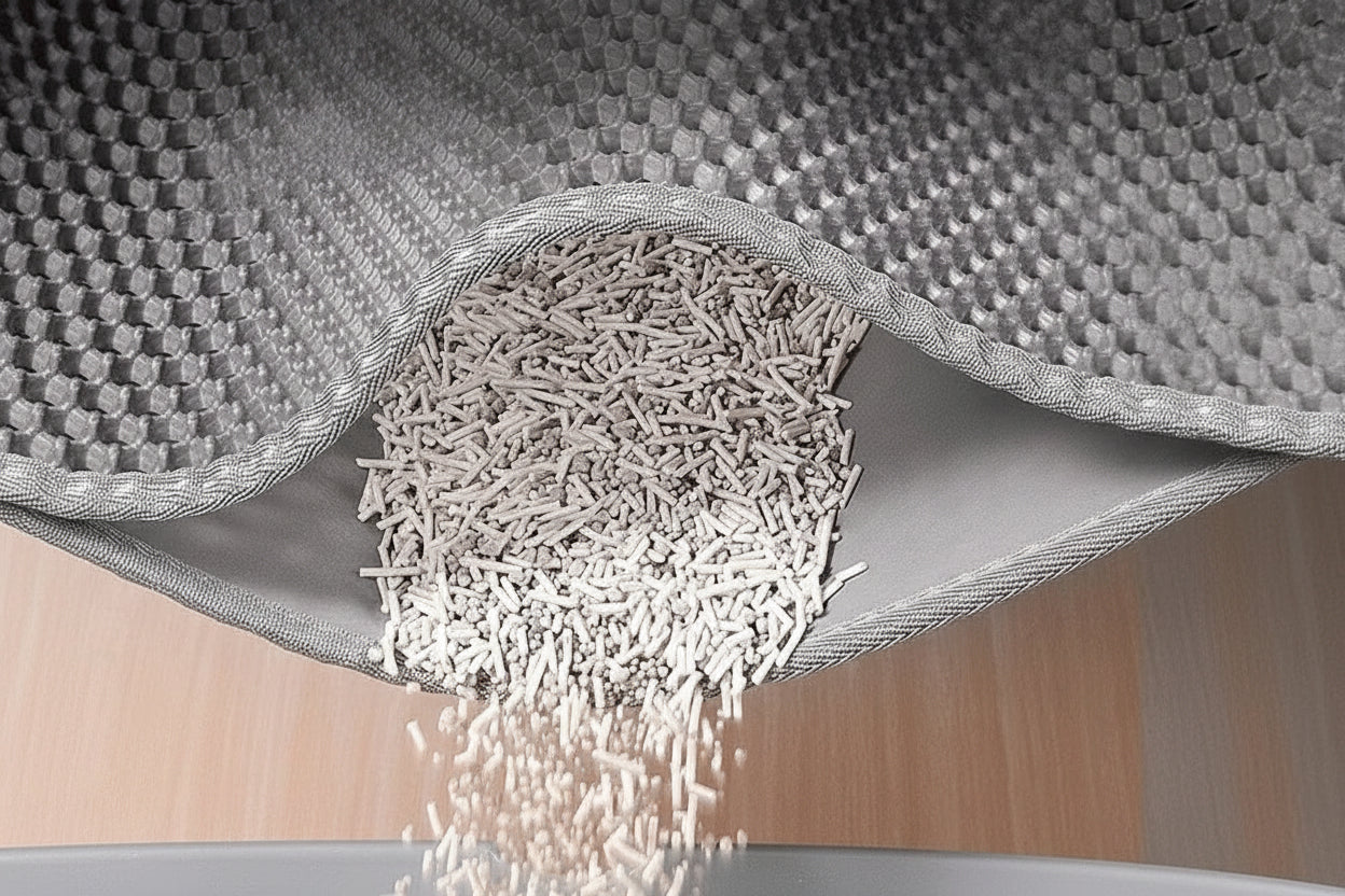 Dubbellaagse kattenbakmat - Waterdicht, antislip, wasbaar