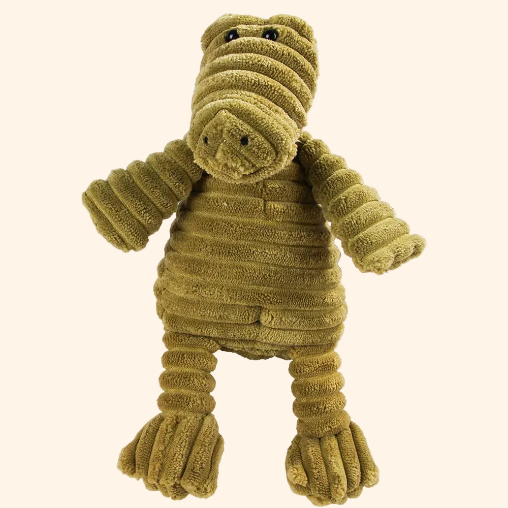 Zou-Zoo fluwelen pluche hondenspeeltje - antistress speeltje voor de kiezen