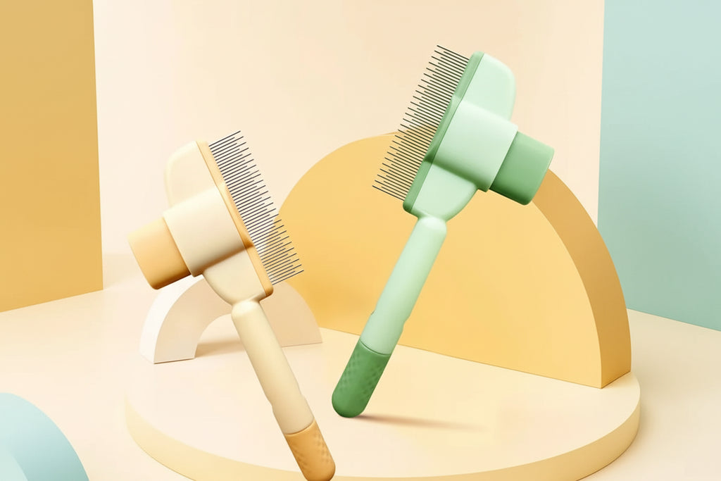 Zelfreinigende kattenkam - PUSH