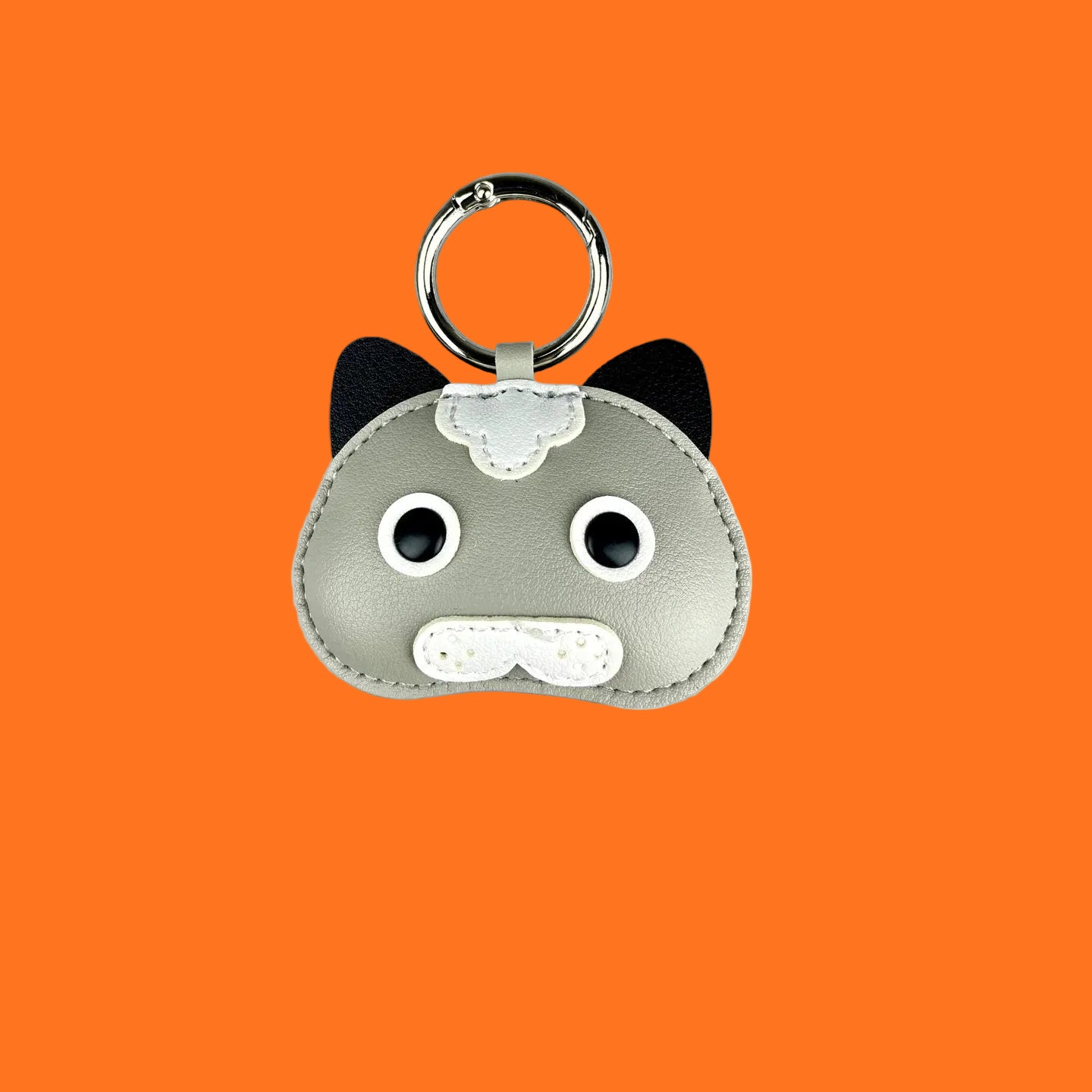 Porte-Clés Chien et Chat en Cuir